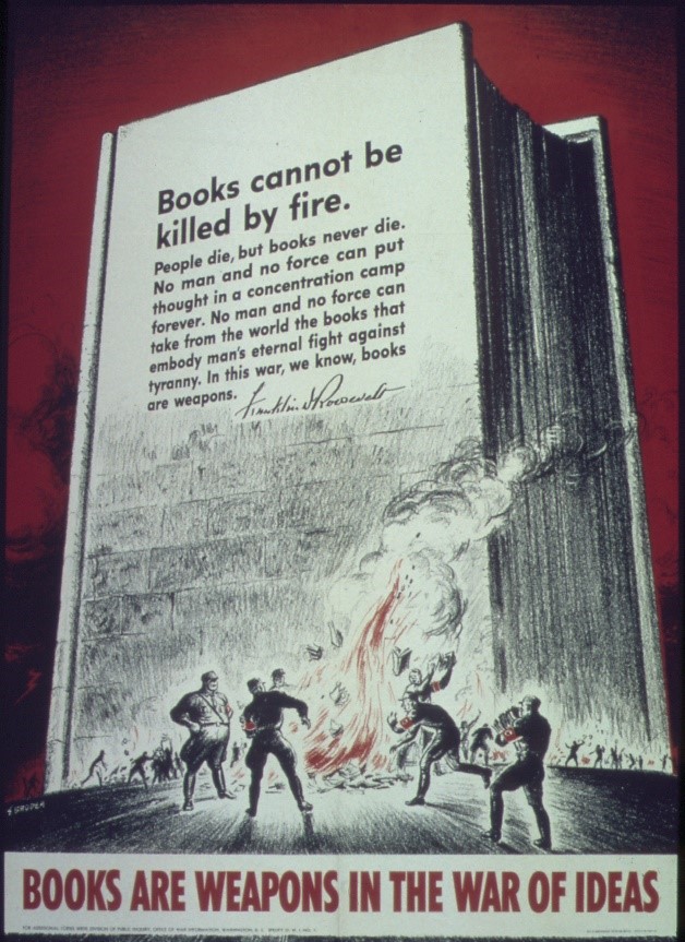 World War II US propaganda poster