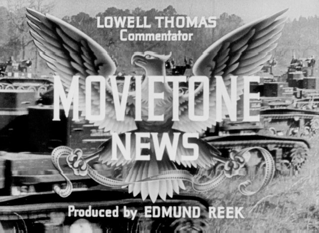 An image from the Fox Movietone Newsreel Collection