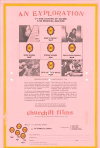Churchill Films Music Series promotion courtesy Pieter Van Deusen