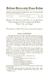 Indiana University Newsletter, May 1918