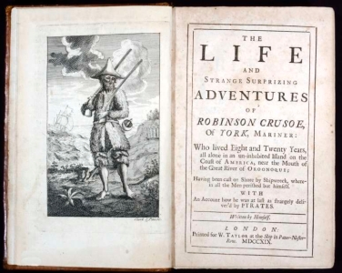 Robinson Crusoe, first edition