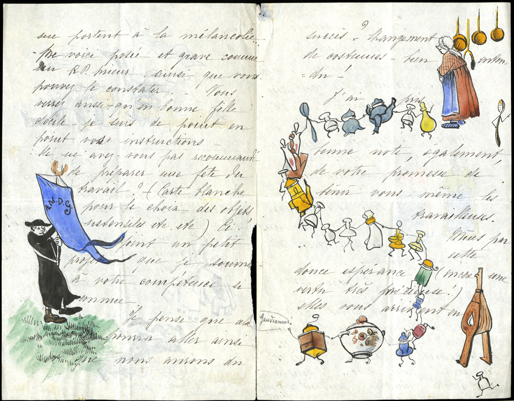 Folio of illustrations by Rochet and Germain