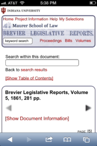 Brevier Legislative Reports Mobile