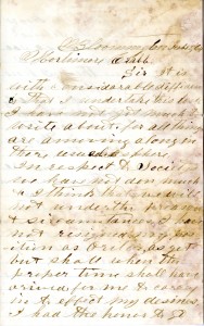 Burrell letter to Crabb, 1864