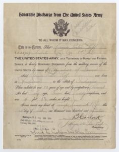 Honorable Discharge Papers