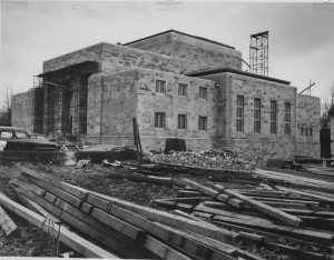 Construction of the Lilly, March 2, 1959.