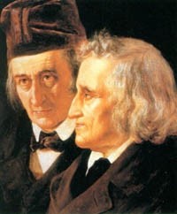 The Brothers Grimm (Wilhelm, left, and Jacob)