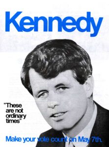 Kennedy campaign poster - "These are not ordinary times"
