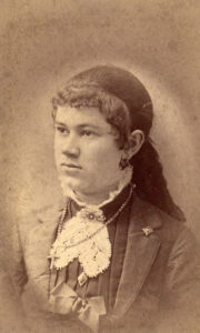 Photograph of Frances Morgan Swain, circa 1887-1889