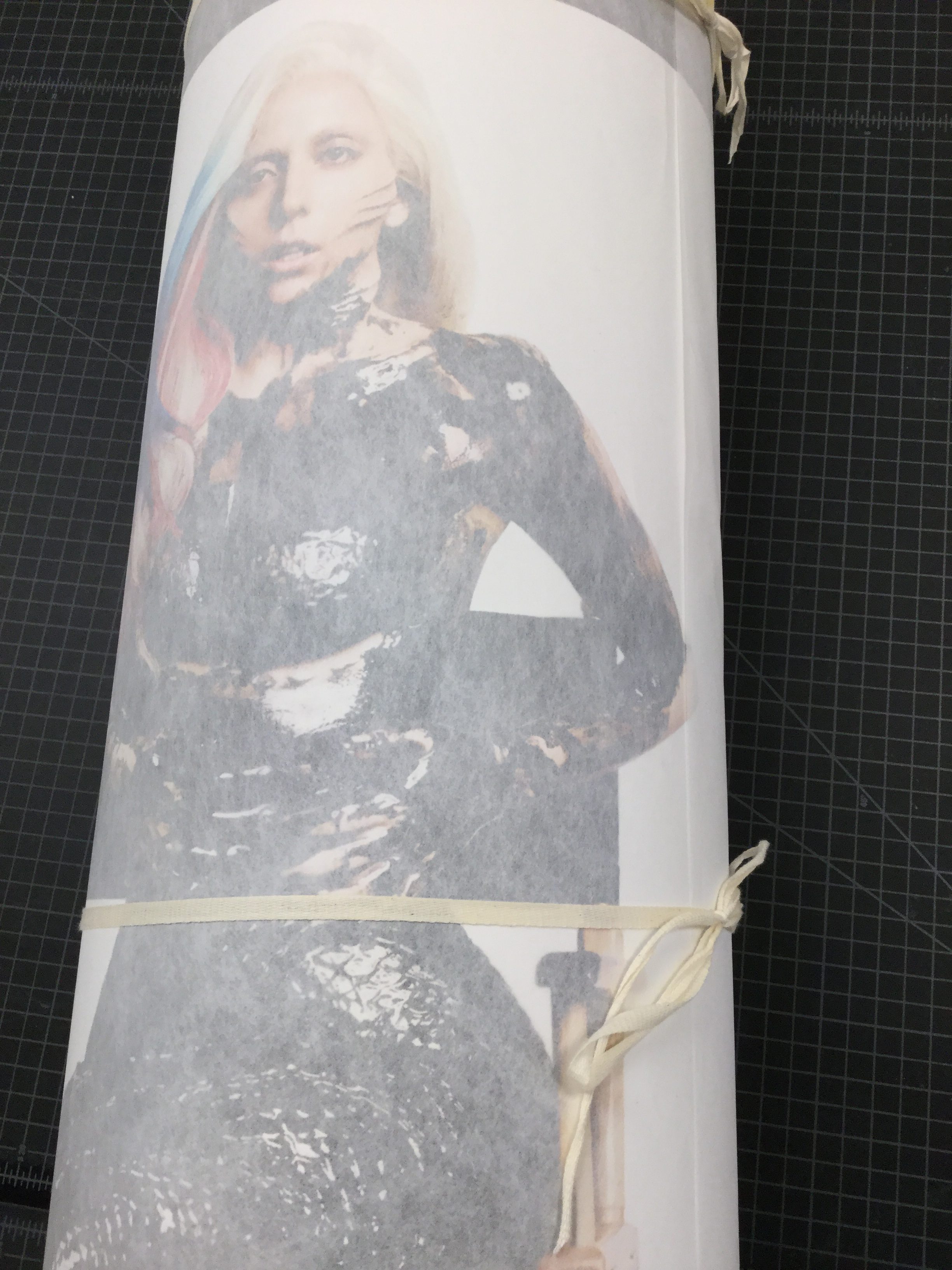 Cover image of the journal Visionaire with a photo of Lady Gaga