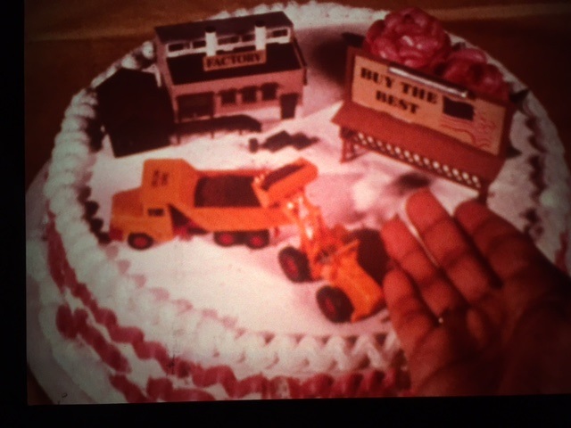 The jury’s still out on whether Jeffrey’s girlfriend appreciates the dump truck on her birthday cake, but she should be proud of her boyfriend for getting the best deals and learning how to shop wisely! (from: "Product Costs: What’s In Them?" [1979]).