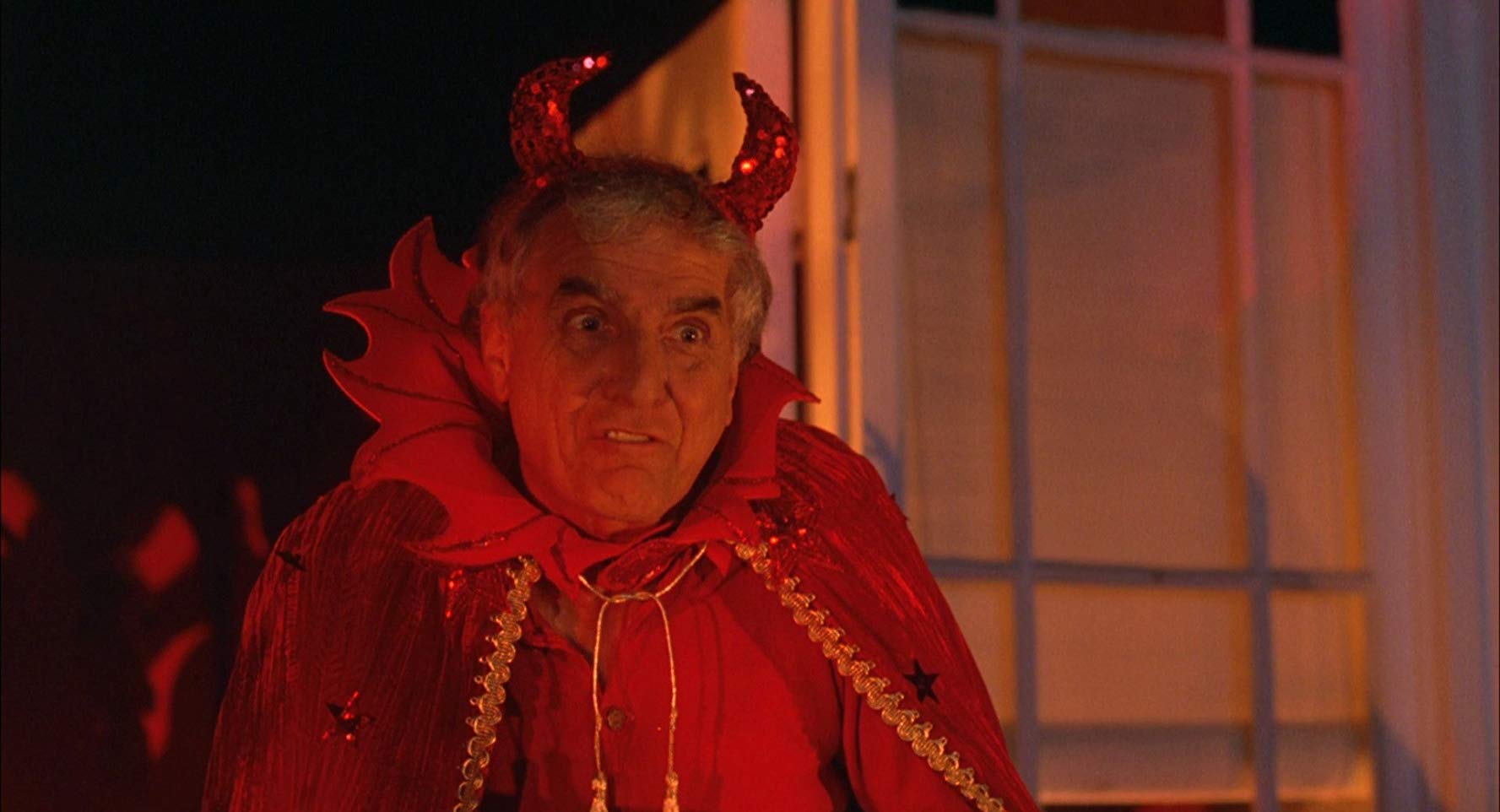 Image of a man in a devil custome