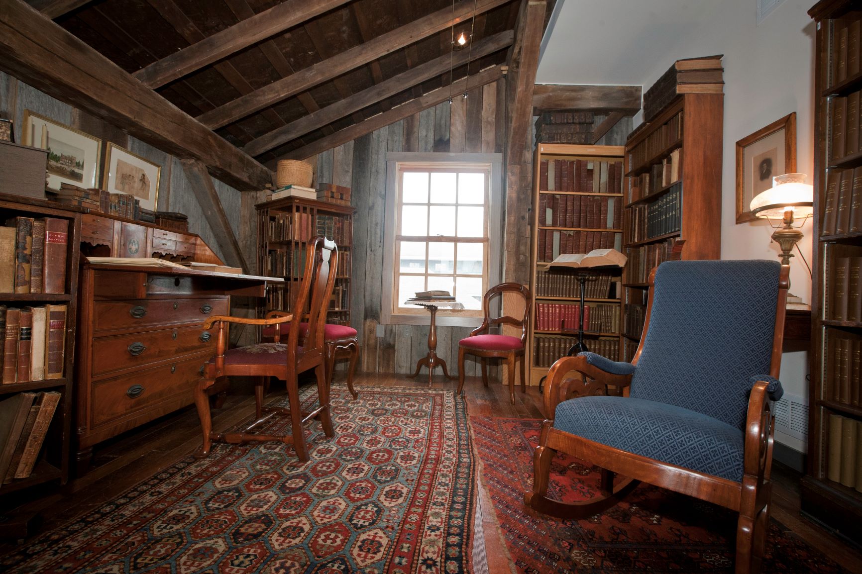 historic books and furniture