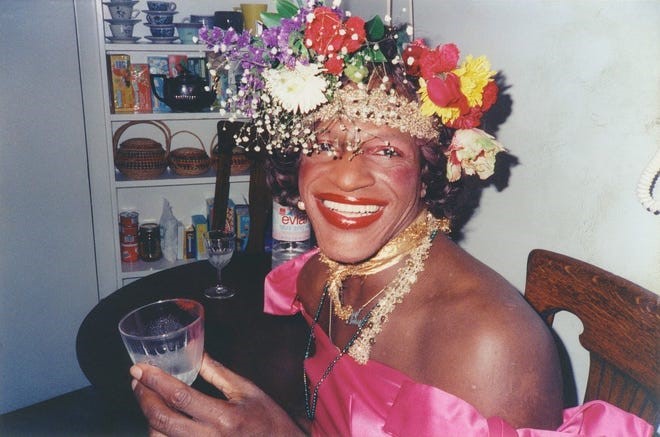 Promotional image of Marsha P. Johnson, activist for the LGBTQ+ movement