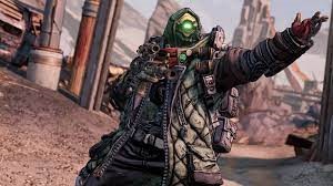 promotional image of character FL4K from the video game, Borderlands 3