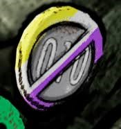 Nonbinary pin image from the video game Borderlands 3