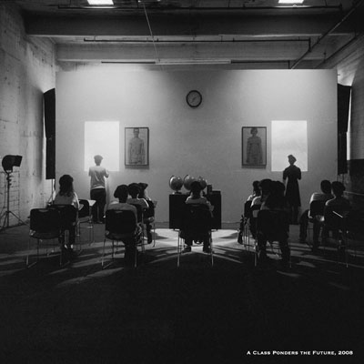 A picture of a class ponders the future, 2008, Carrie Mae Weems