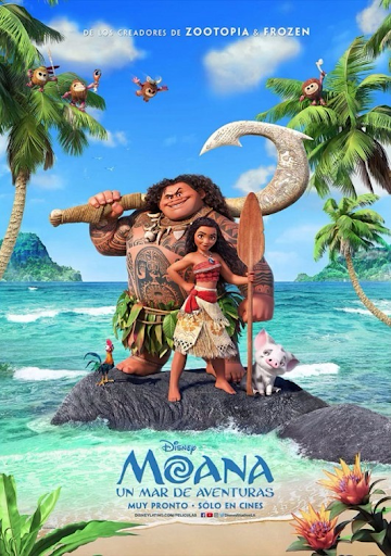 Movie poster for Moana