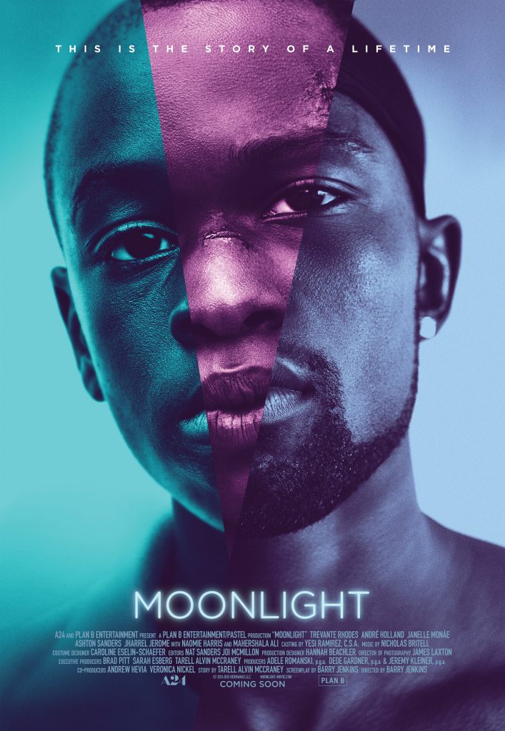 Image of the poster for the film Moonlight.