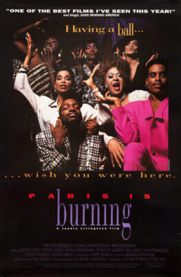 Poster for the movie Paris is Burning.