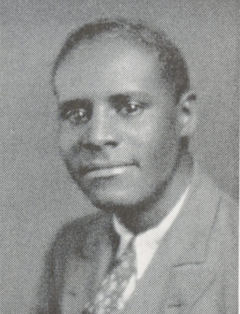 Black and white photograph of Ernest Stevenson in suit and tie.