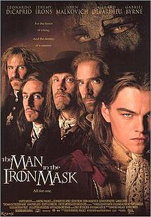 Picture of the movie poster for "The Man in the Iron Mask"