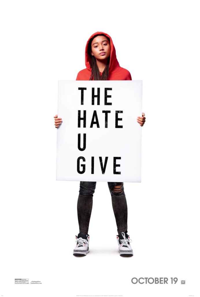 Movie poster from "The Hate You Give"