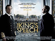 Movie poster for The King's Speech (2010)