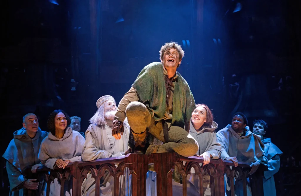 Image of Michael Arden in the stage adaptation of The Hunchback of Notre Dame