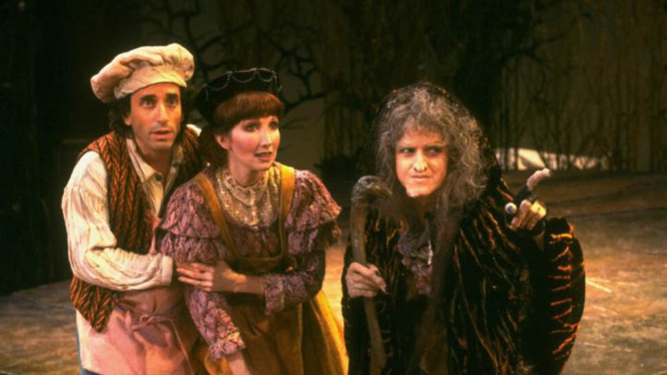 Image of Chip Zien, Joanna Gleason, and Bernadette Peters in the original Broadway production of Into the Woods