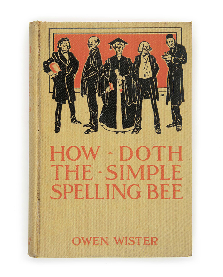 Book cover showing five people in suits and academic dress
