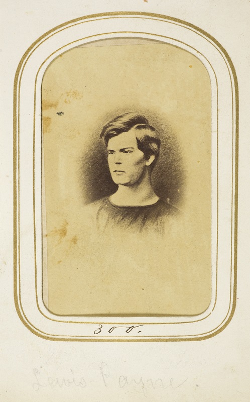 Archival scan of a portrait of a young man