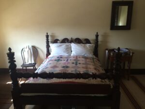 Andrew and Margaret Wylie bed.May 2016